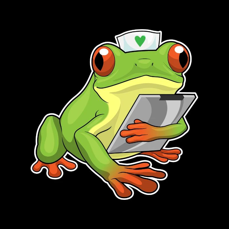 Frosch Krankenschwester