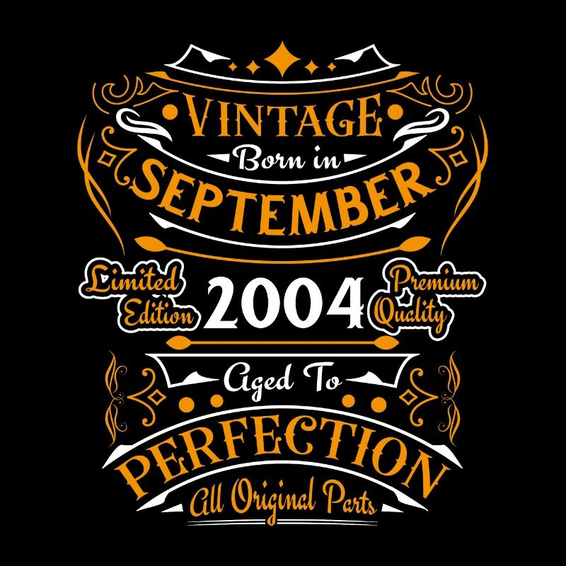 September 2004 Retro Vintage Geburtstagsgeschenk