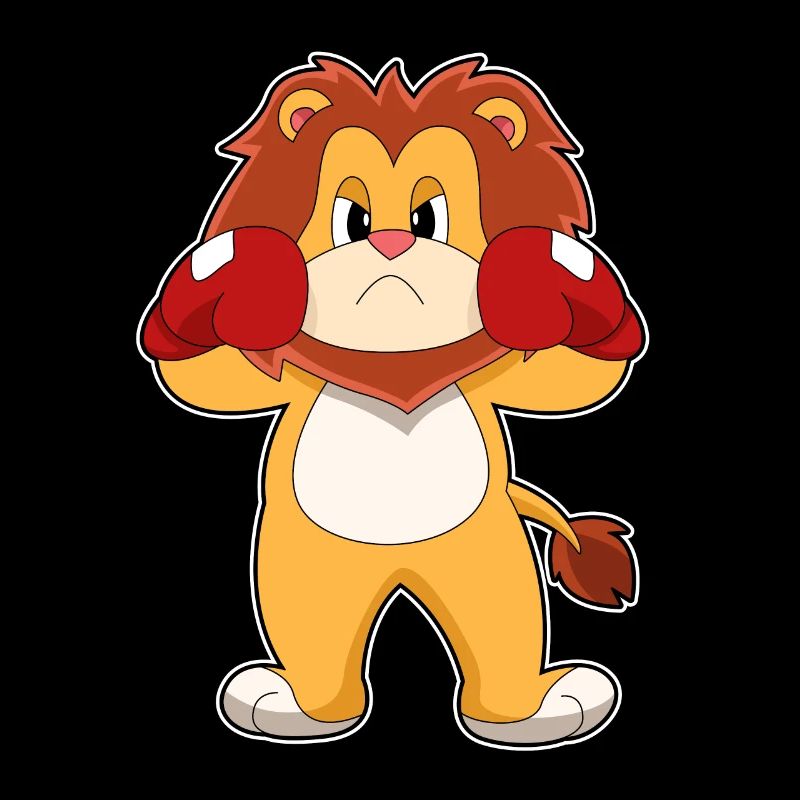 Löwe Boxer Boxhandschuhe
