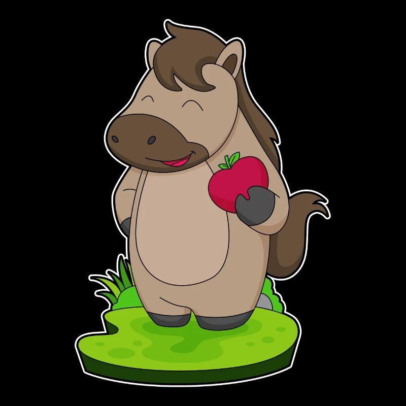 Pferd Apfel