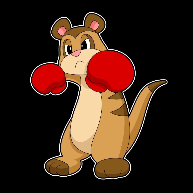 Erdmännchen Boxer Boxhandschuhe