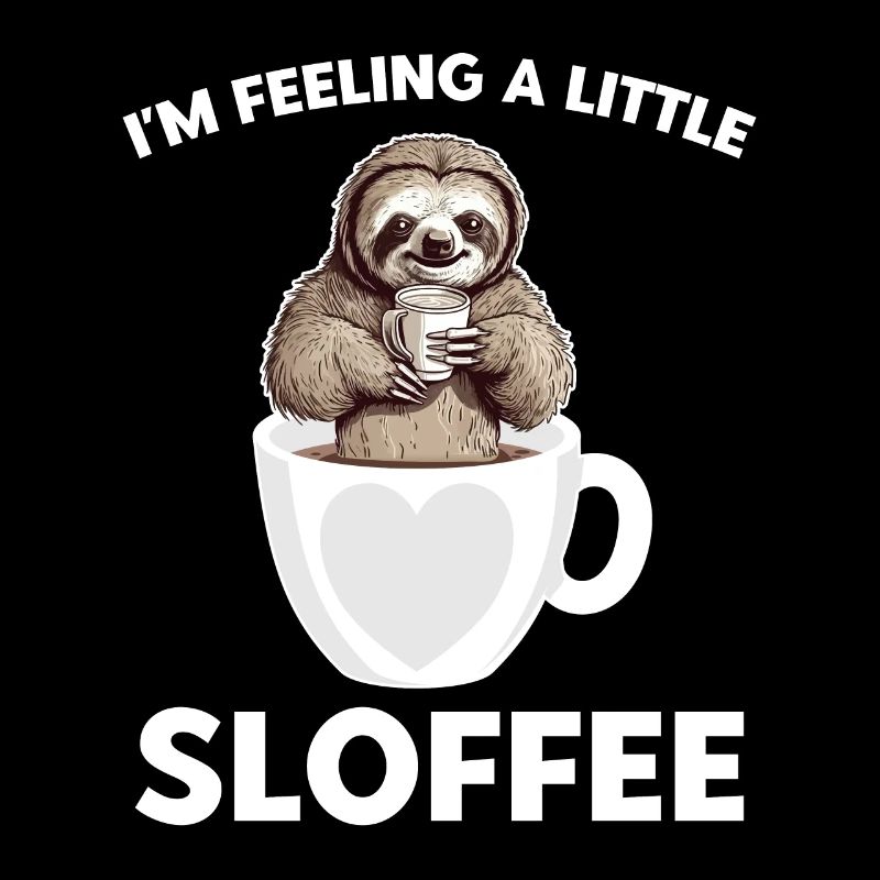 Coffee Sloth Im Feeling A Little Sloffee