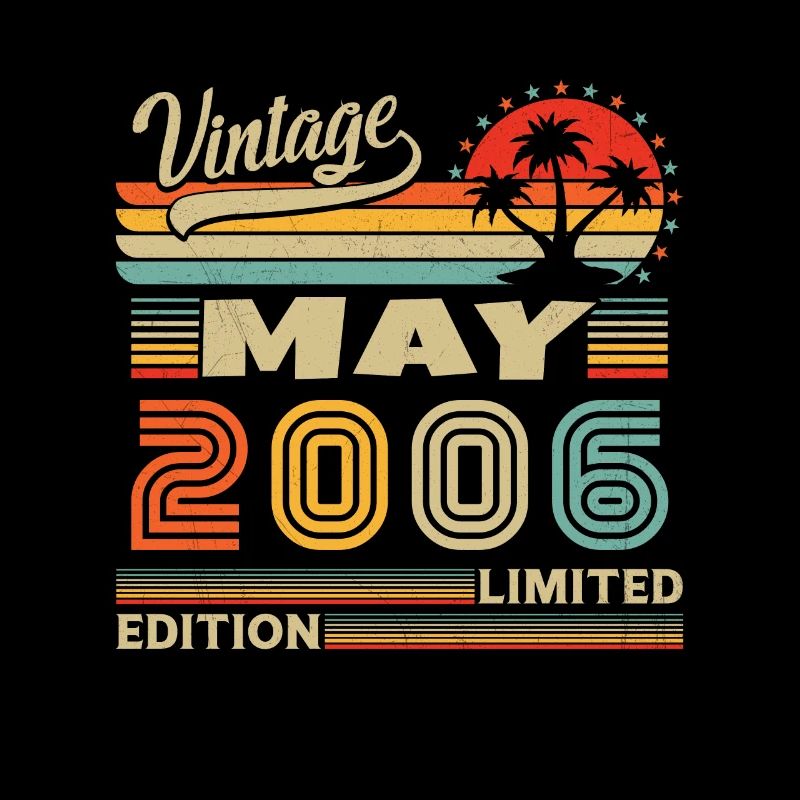 May 2006 Vintage Born in May 2006 Anniversary