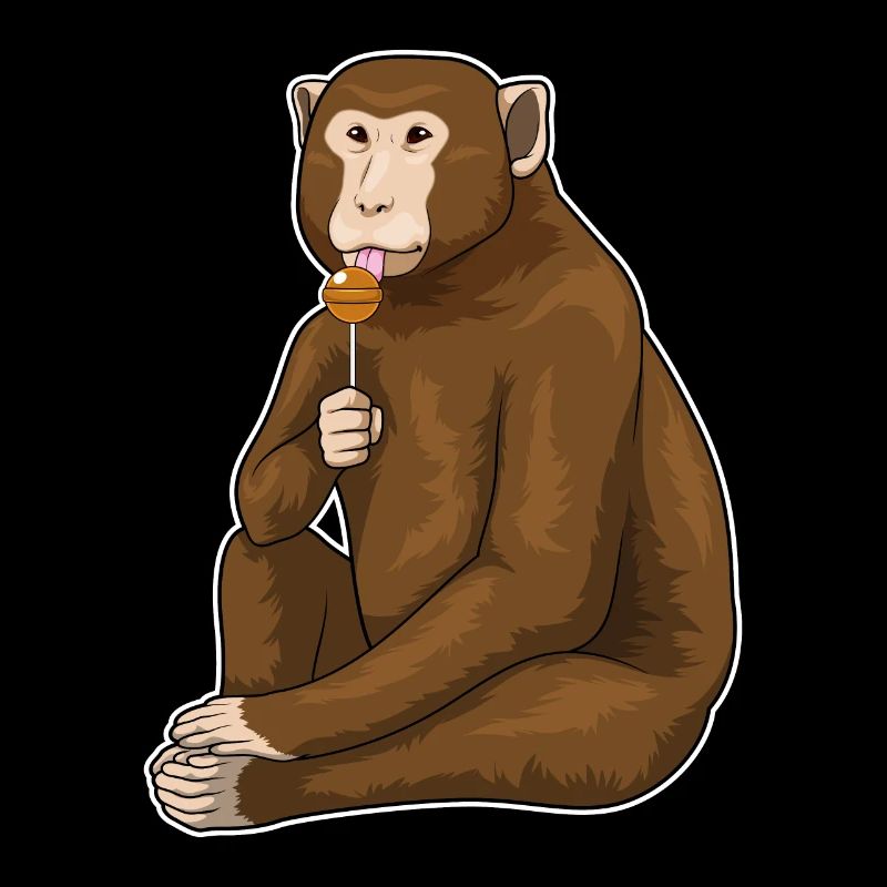 Monkey lollipop candy
