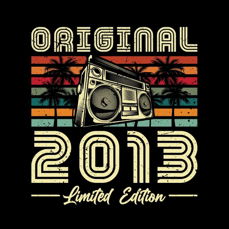 Vintage Retro 2013 Original Geburtstagsgeschenk