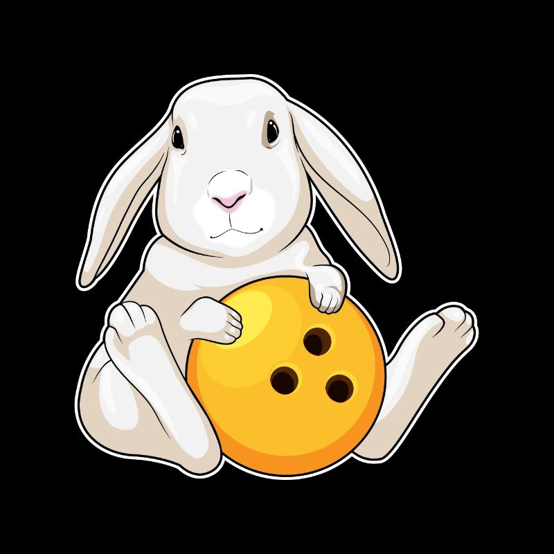 Boule de bowling de lapin
