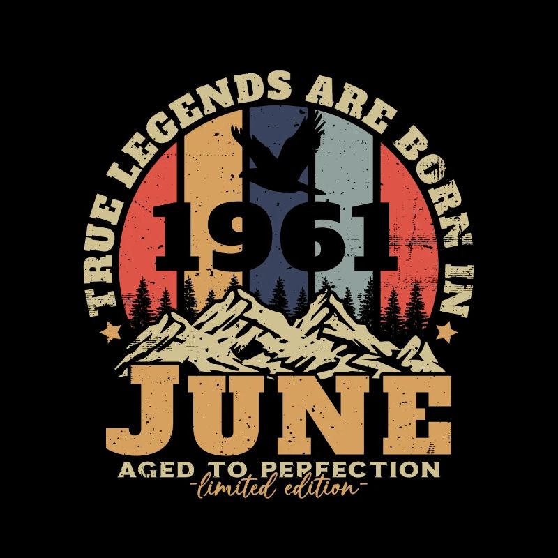 Vintage Retro Juni 1961 Geburtstagsgeschenk