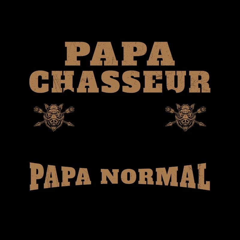 Un papa chasseur c'est comme un papa normal