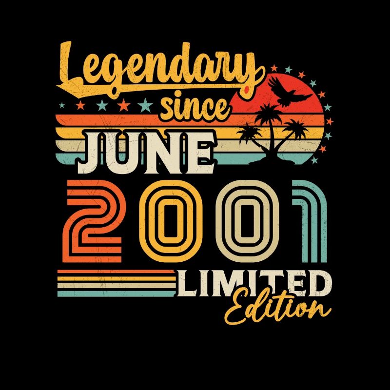 legendary since June 2001 Birthday Gift