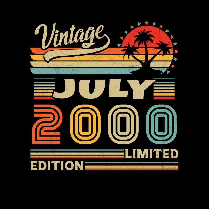 Vintage Juli 2000 Retro Geburtstagsgeschenk