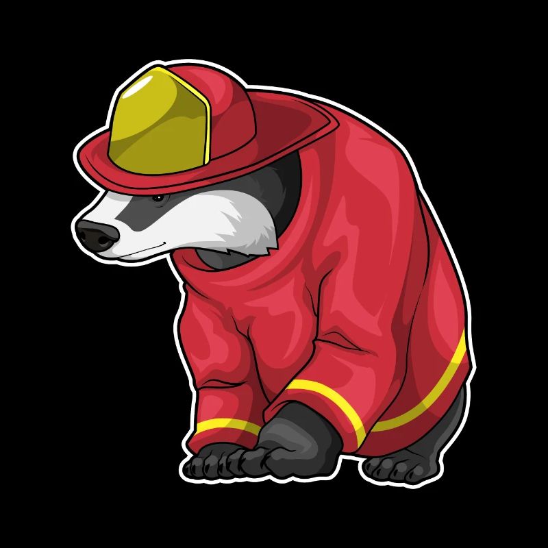 Honey Badger Firefighter Fire Brigade