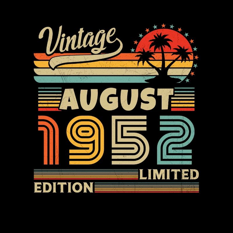 Vintage August 1952 Retro Geburtstagsgeschenk