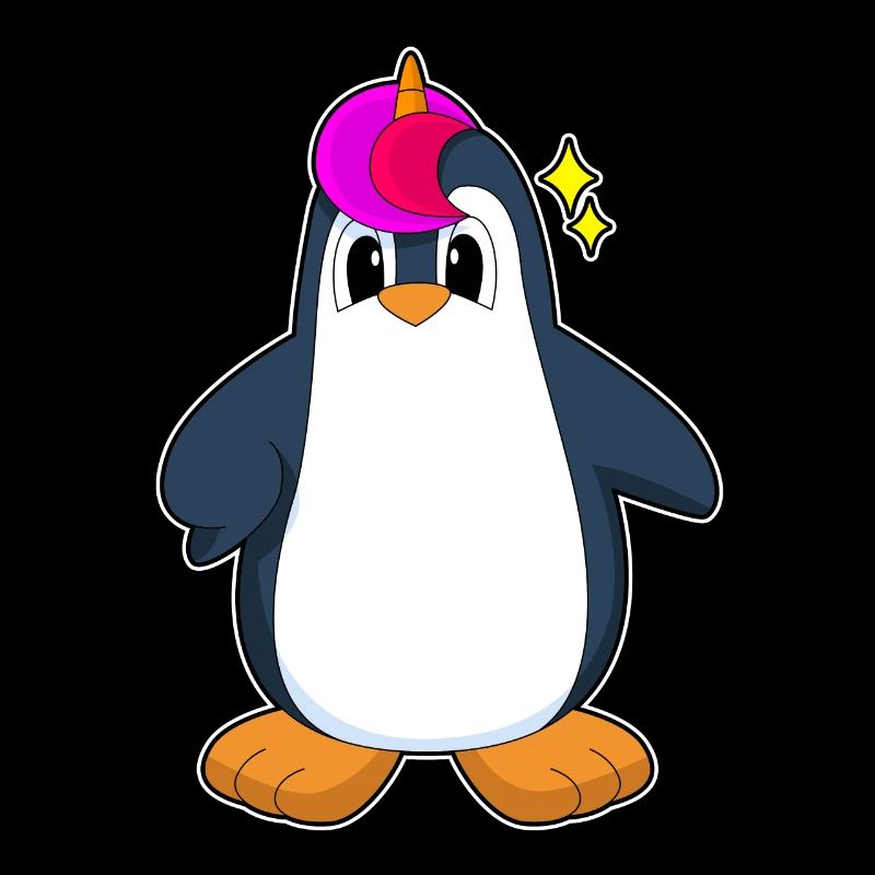 Pinguin Einhorn