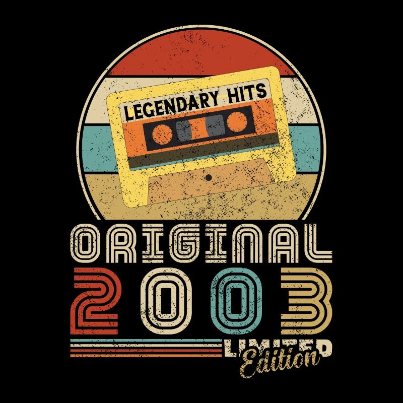 Original 2003 Vintage Retro Anniversary