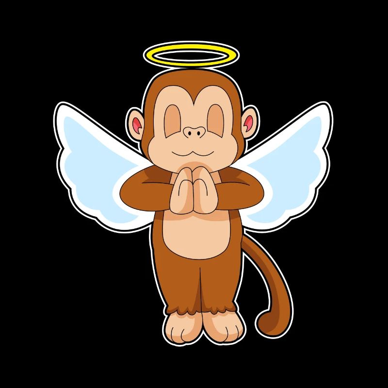 Singe Ange Ailes d’ange