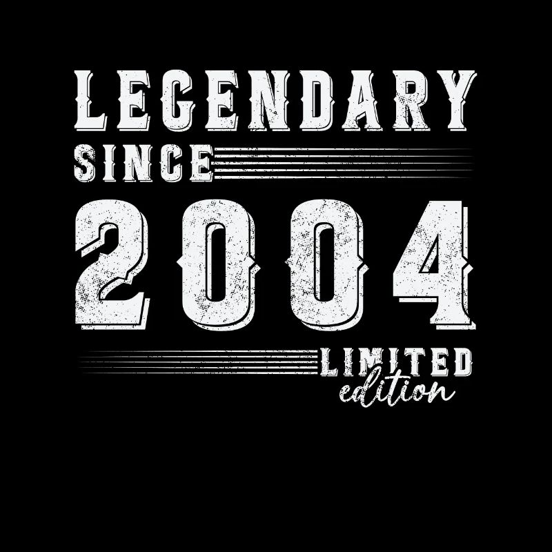 Legendary Since 2004 Vintage Anniversary Gift