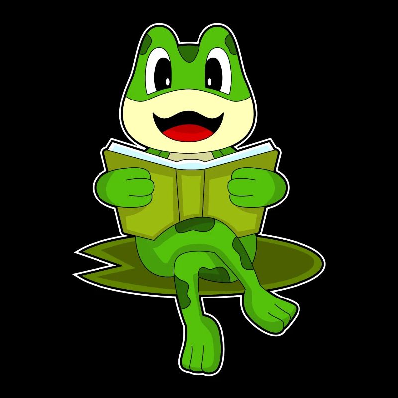 Frosch Nerd Buch