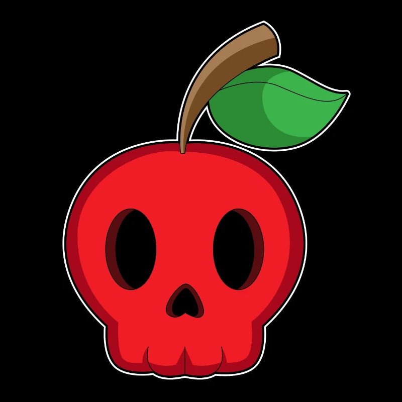 Crâne Pomme Halloween