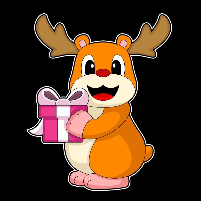 Hamster Christmas Package