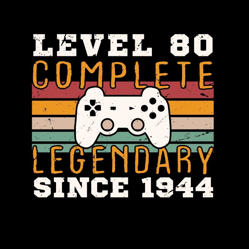 Level 80 Complete 1944 Birthday Gift