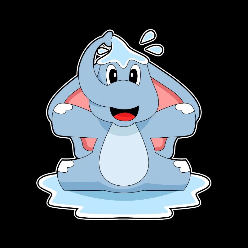 Elefant Planschen Wasser