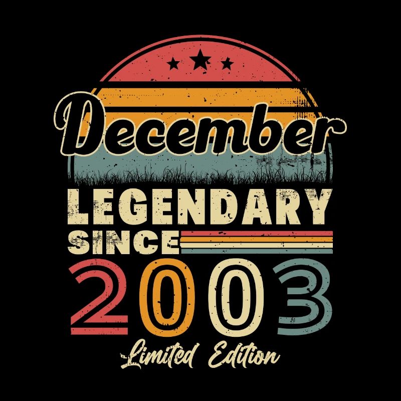 Geburtstagsgeschenk geboren im Dezember 2003