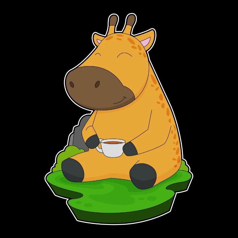 Giraffe Kaffee Tasse