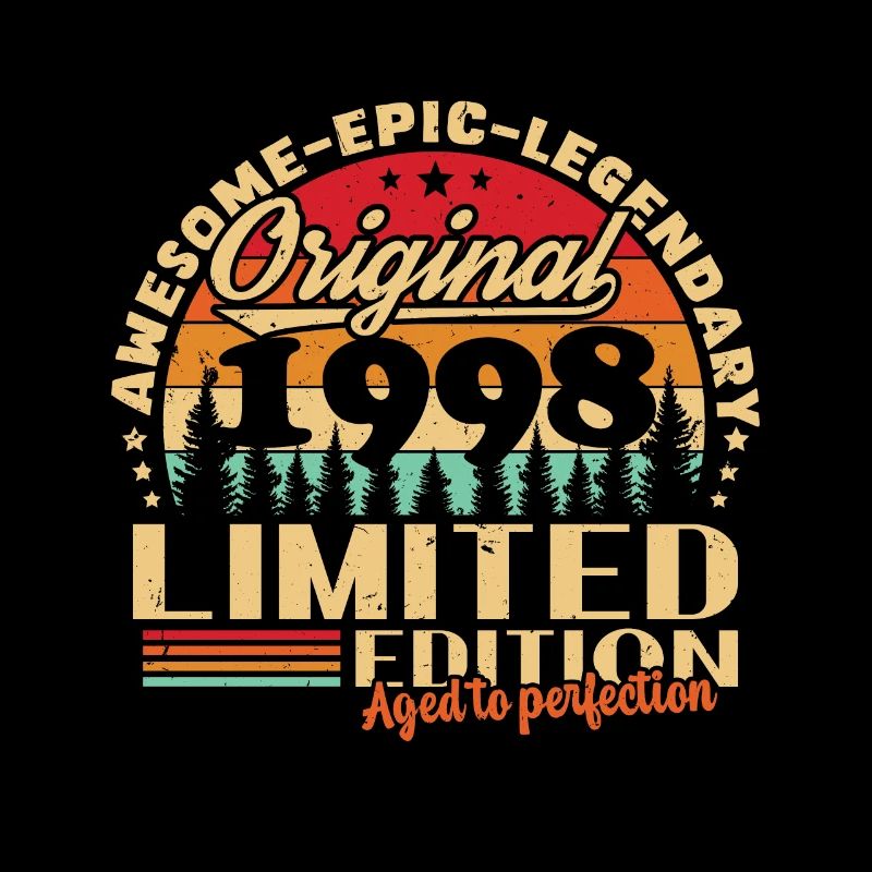 Original 1998 édition limitée Vintage anniversaire
