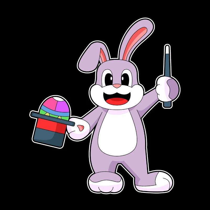 Lapin Pâques oeuf de Pâques Wizard