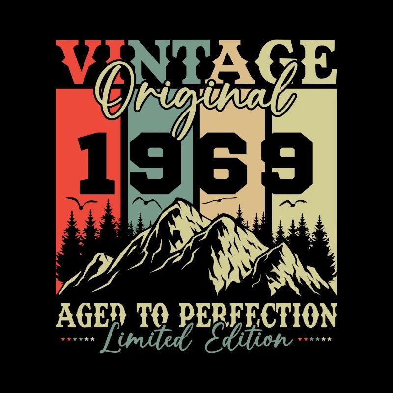 Original 1969 Vintage Birthday Retro