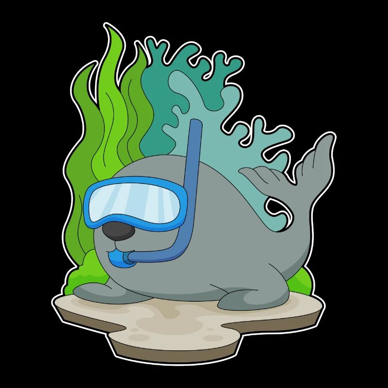 Seal Diver Snorkel Plongée
