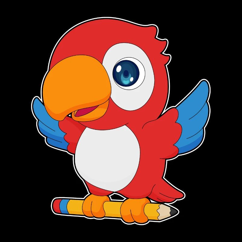 École de crayon Perroquet Pupil