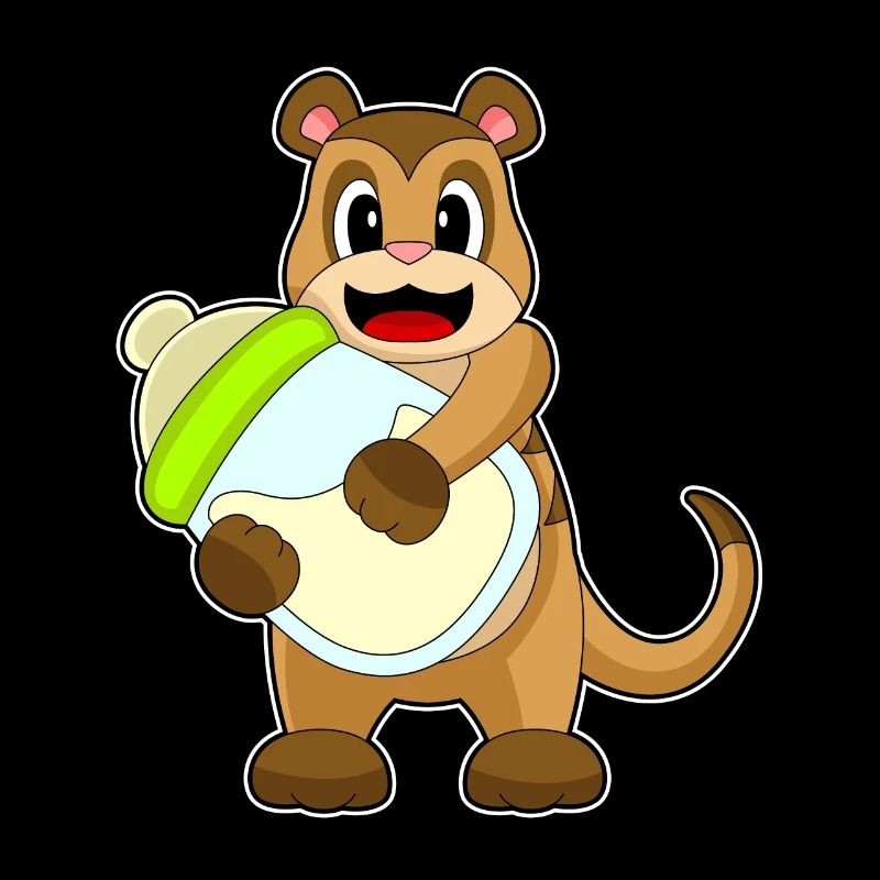 Suricate biberon de lait pour bébé