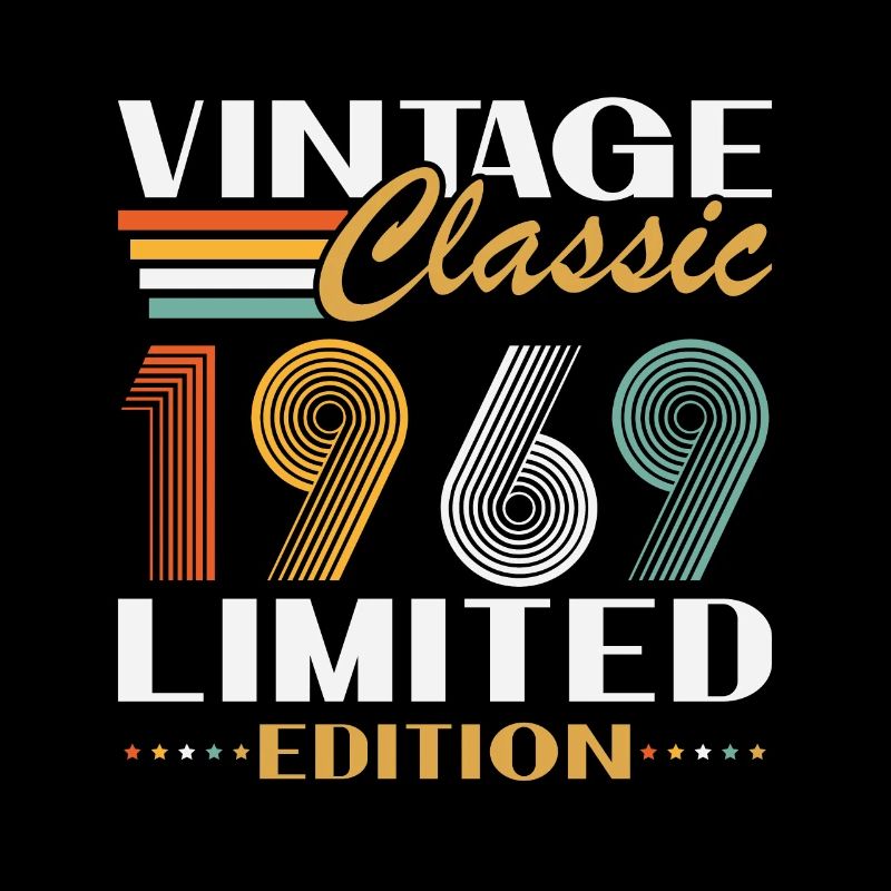 1969 Vintage Retro Anniversary Gift