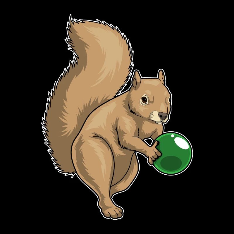 Squirrel Bowling Bowling Ball