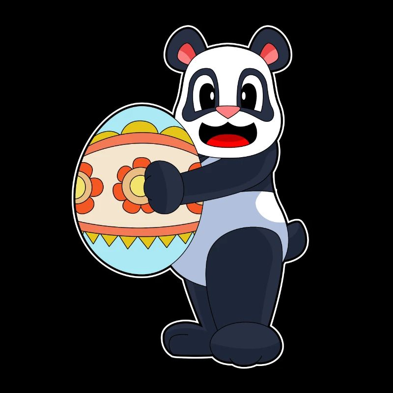 Panda Easter Easter Egg
