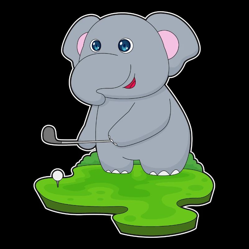 Elefant Golf Golfschläger