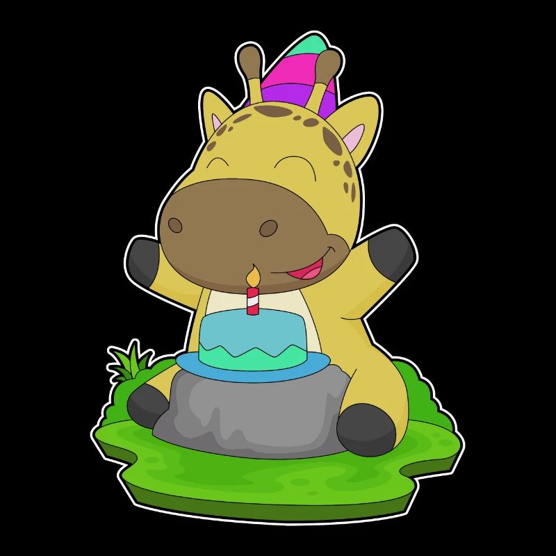 Gâteau d’anniversaire girafe