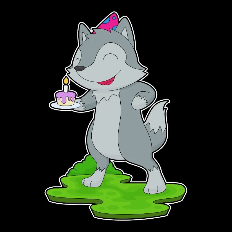 Gâteau d’anniversaire loup