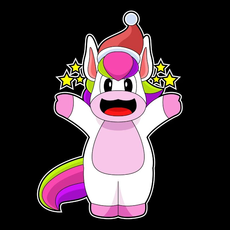 Chapeau de Noël Licorne Noël
