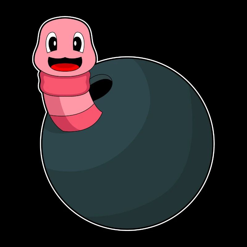 Worm Bowling Boule de bowling
