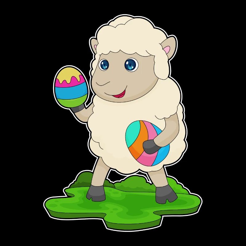 Sheep Easter Easter Eggs