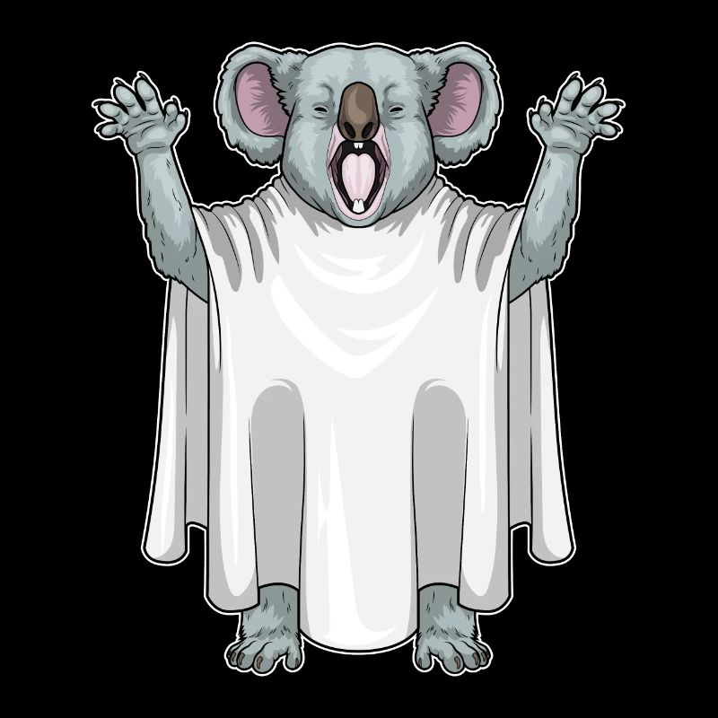 Koala Halloween Ghost