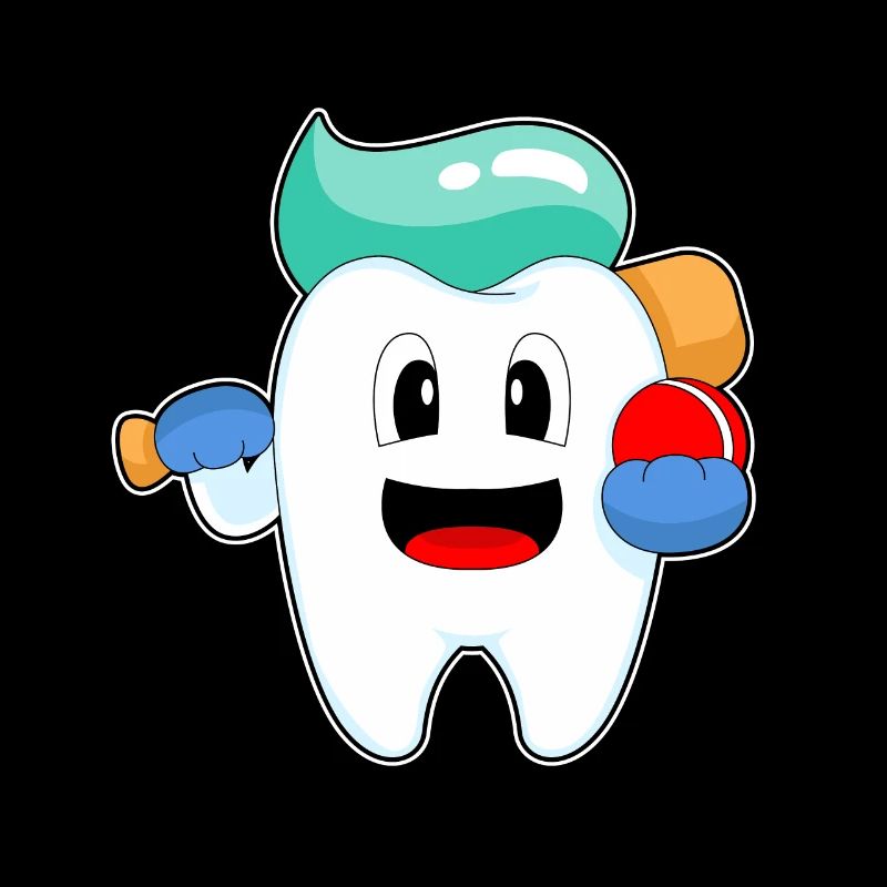 Tooth Cricket Cricket Bat