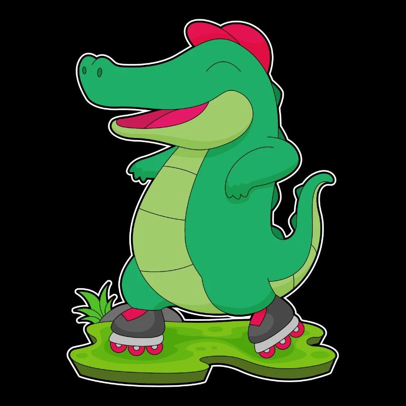 Krokodil Inline skating Rollschuhe