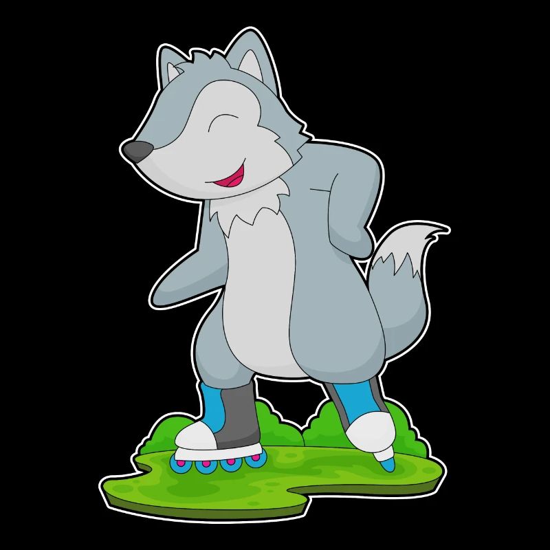 Wolf Inline skating roller skates