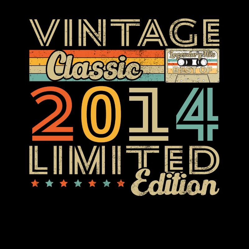 2014 Vintage Retro Geburtstagsgeschenk