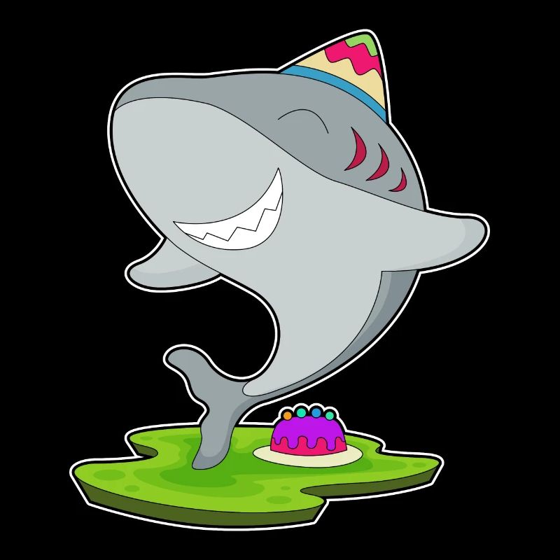 Gâteau d’anniversaire requin