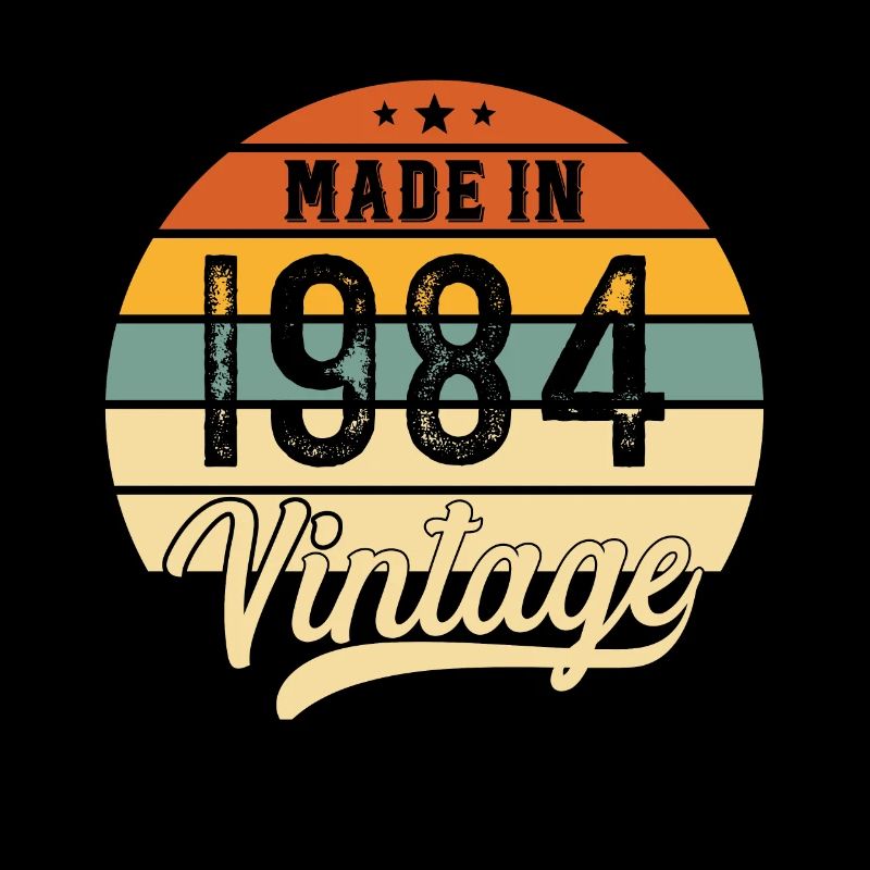 1984 Vintage Retro Geburtstagsgeschenk