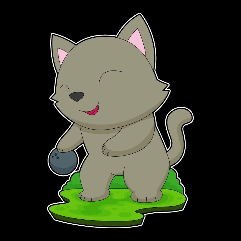 Cat Bowling Boule de bowling